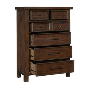 Homelegance Logandale 6 Drawer Chest, Brown