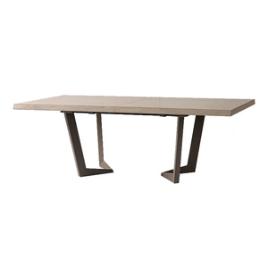 Camelgroup, Italy Elite NET Rectangular Wood/Metal Dining Table w/2 Extentions