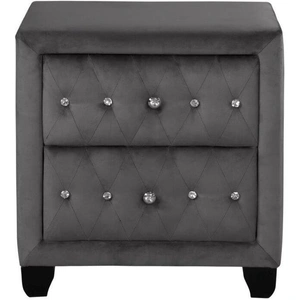 Galaxy Home Furnishings Sophia 2-Drawer Wood Veneer Nightstand