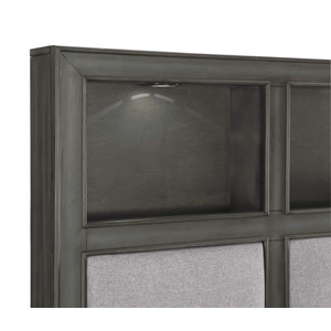 Homelegance Wittenberry Storage Bed with LED Lighting , Gray