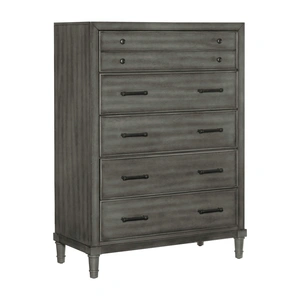 Homelegance Wittenberry 5-Drawer Chest, Gray