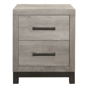 Homelegance Zephyr Melamine/Wood 2-Drawer Night Stand