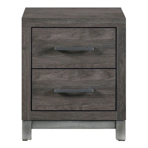 Homelegance Zephyr Melamine/Wood 2-Drawer Night Stand