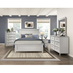 Homelegance Donahue Wood 5-Drawer Chest, Off-White
