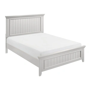 Homelegance Donahue Wood Panel Bed, Off-White