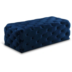 Meridian Furniture Casey Velvet Ottoman/Bench
