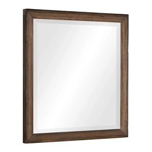 Homelegance Brevard Mirror, Light Brown