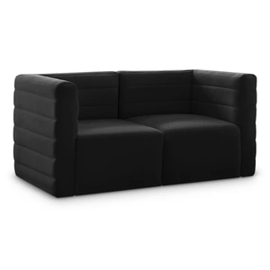 Meridian Furniture Quincy 63-inch Velvet Modular Comfort Sofa