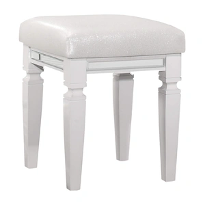 Homelegance Tamsin Leatherette/Wood Vanity Stool
