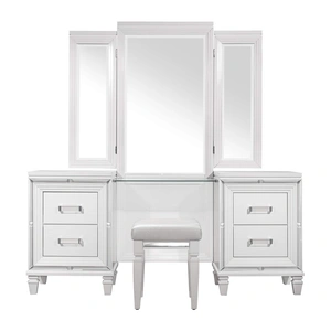 Homelegance Tamsin Wood Vanity Desk with Mirror