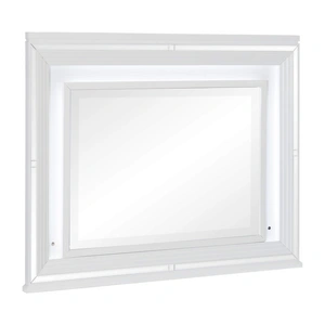Homelegance Tamsin Wood Mirror with LED Lighting