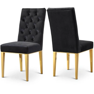 Meridian Furniture Capri Velvet Dining Chair (Set of 2)
