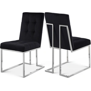 Meridian Furniture Alexis Velvet Dining Chair (Set of 2)