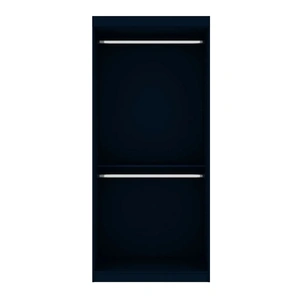 Manhattan Comfort Mulberry 35.9-inch Open Double Hanging Wardrobe Closet w/2 Hanging Rods 