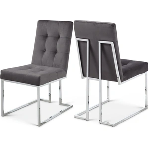 Meridian Furniture Alexis Velvet Dining Chair (Set of 2)