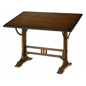 Hammary Studio Home Rectangular Wood Architect Desk
