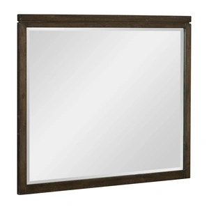 Homelegance Griggs Wood/Wood Veneer Mirror, Dark Brown