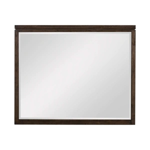 Homelegance Griggs Wood/Wood Veneer Mirror, Dark Brown