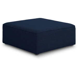 Meridian Furniture Cube Linen Fabric Ottoman