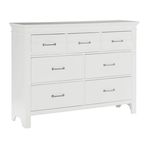 Homelegance Blaire Farm Wood/Wood Veneer 7 Drawer Dresser, White