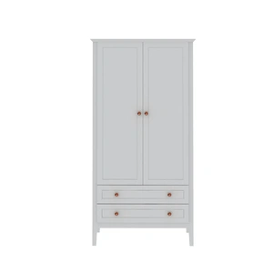 Manhattan Comfort Crown Full Wardrobe w/Hanging & 2 Drawers 