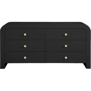 Meridian Furniture Artisto 6-Drawer Wood Dresser