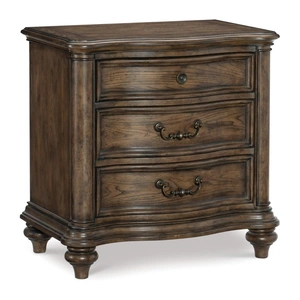 Homelegance Heath Court Wood/Wood Veneer Nightstand, Brown Oak