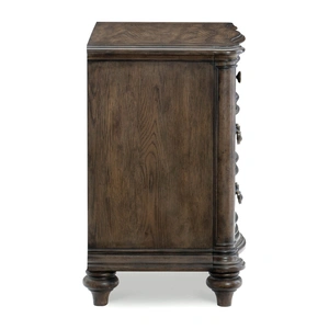 Homelegance Heath Court Wood/Wood Veneer Nightstand, Brown Oak