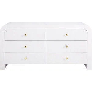 Meridian Furniture Artisto 6-Drawer Wood Dresser
