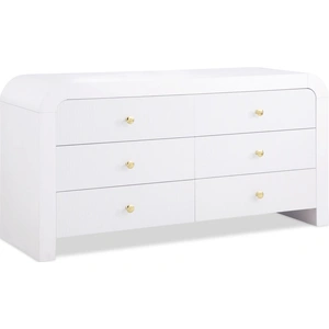 Meridian Furniture Artisto 6-Drawer Wood Dresser