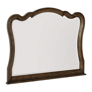 Homelegance Heath Court Wood/Wood Veneer Mirror, Brown Oak