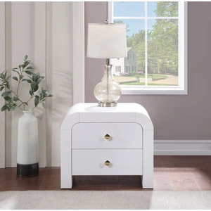 Meridian Furniture Artisto 2-Drawer Wood Veneer Nightstand
