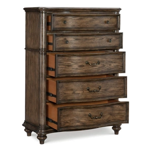 Homelegance Heath Court Wood/Wood Veneer Chest, Brown Oak