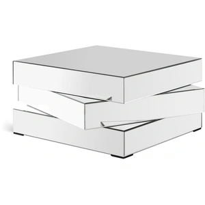 Meridian Furniture Haven 39.5-inch Square Mirrored Coffee Table