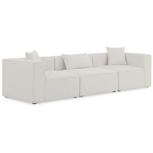 Meridian Furniture Cube 108-inch Linen Fabric Modular Sofa