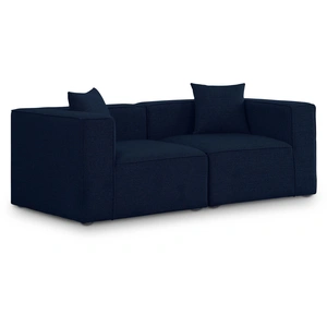 Meridian Furniture Cube 72-inch Linen Fabric Modular Sofa