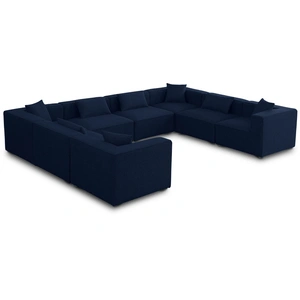 Meridian Furniture Cube 144-inch 8-Piece Linen Fabric Modular Sectional