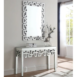 Meridian Furniture Aria 48-inch Rectangular Mirrored Console Table