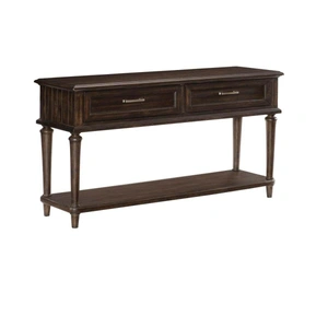 Homelegance Cardano Wood Console Table, Dark Brown