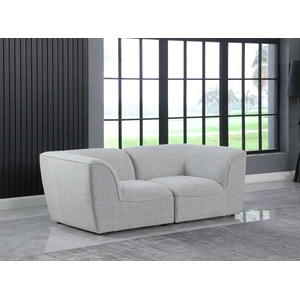 Meridian Furniture Miramar 76-inch Linen Modular Sofa