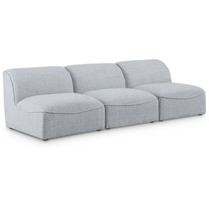 Meridian Furniture Miramar 99-inch Linen Modular Sofa