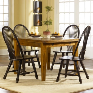 Liberty Furniture Treasures Rectangular Wood Extendable Dining Table, Rustic Oak