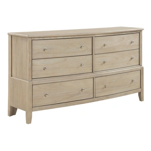 Homelegance Cotterill Wood 6-Drawer Double Dresser, Beige