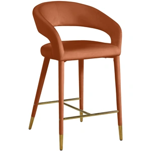 Meridian Furniture Destiny Velvet Counter Stool