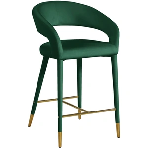 Meridian Furniture Destiny Velvet Counter Stool