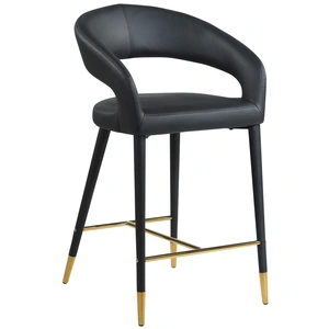 Meridian Furniture Destiny Faux Leather Counter Stool