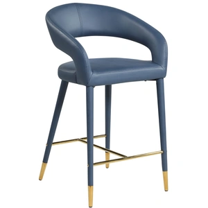 Meridian Furniture Destiny Faux Leather Counter Stool