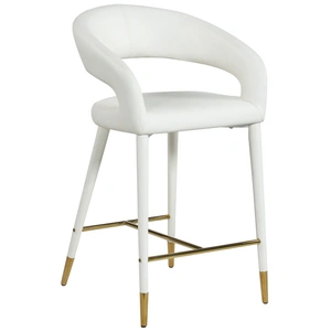 Meridian Furniture Destiny Faux Leather Counter Stool