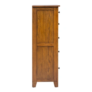 Liberty Furniture Grandpas Cabin Wood Chest w/5 Drawers, Aged Oak