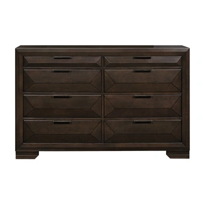 Homelegance Chesky Wood/Wood Veneer Dresser, Warm Espresso